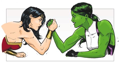 she hulk nudes|Wonder Woman Vs. She